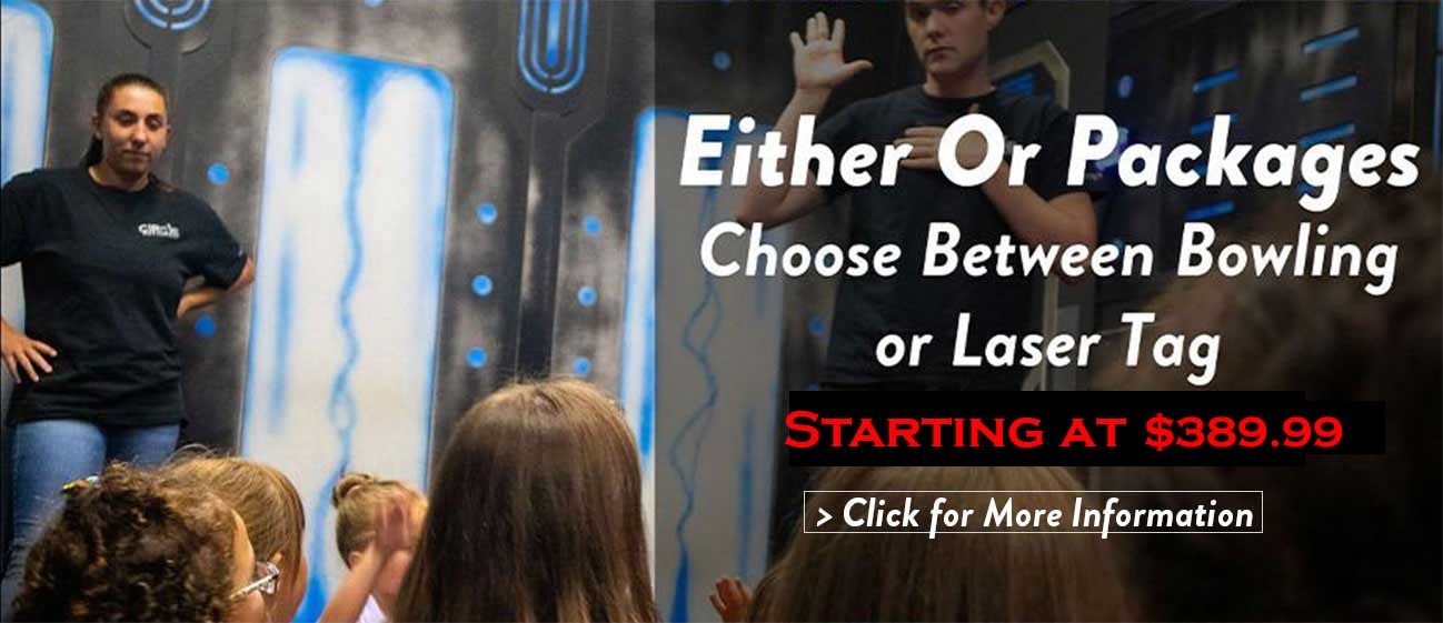 Bowling and Laser Tag Birthday Parties